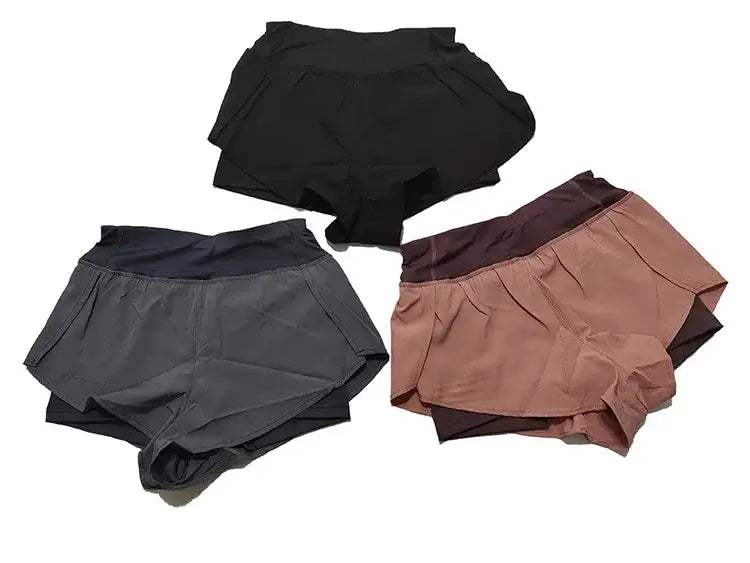 Short Sport Femme Double Couche – Running, Fitness & Entraînement