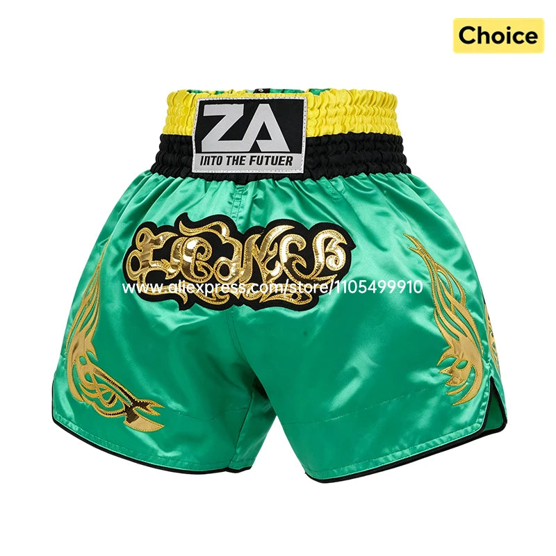 Short Muay Thaï Satin – Homme, Femme & Enfant | Family Muay Thai