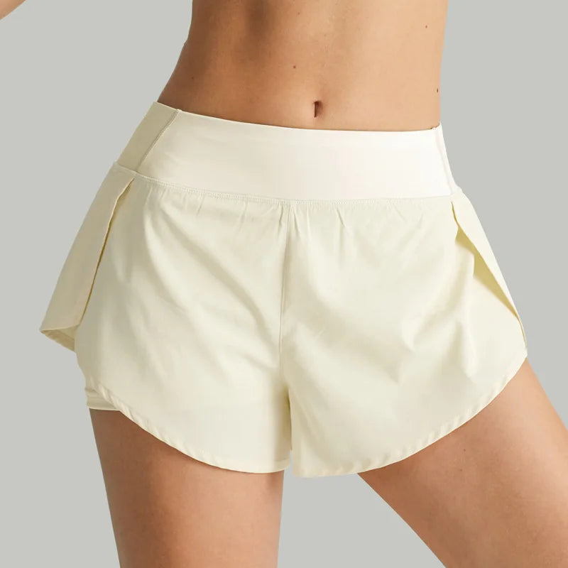 Short Sport Femme Double Couche – Running, Fitness & Entraînement