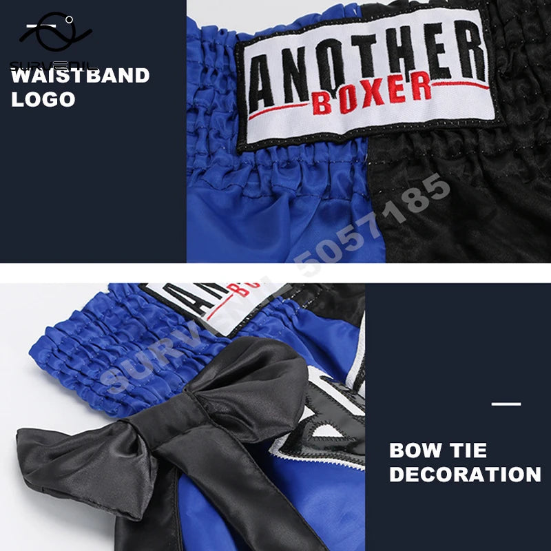 Short Muay Thaï Satin Nœud – Femme, Enfant & Unisexe | Family Muay Thai