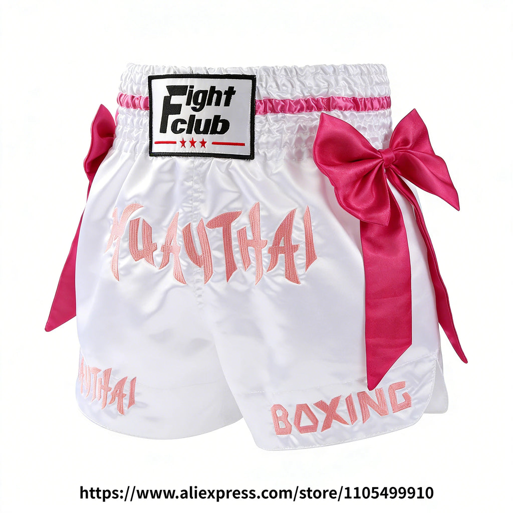 Short Muay Thaï Satin – Homme, Femme & Enfant | Family Muay Thai