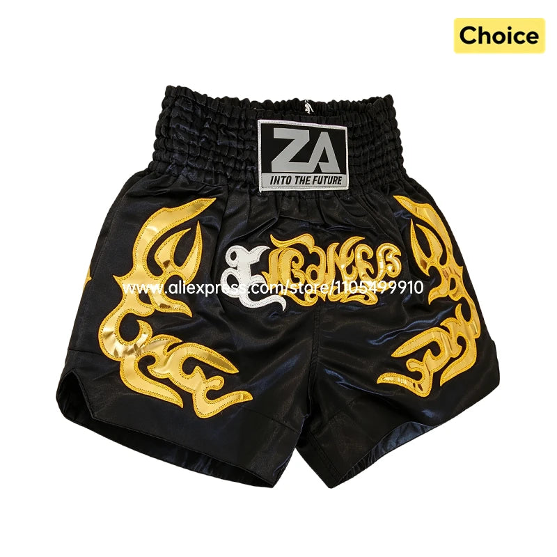 Short Muay Thaï Satin – Homme, Femme & Enfant | Family Muay Thai