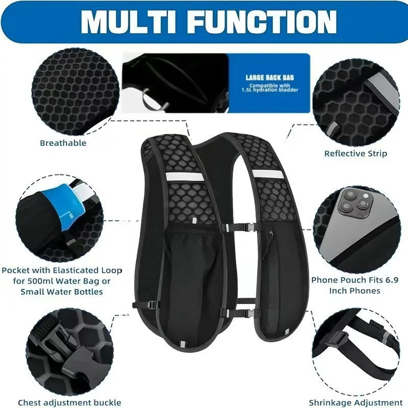 Sac d’Hydratation Sport – Running, Vélo & Randonnée
