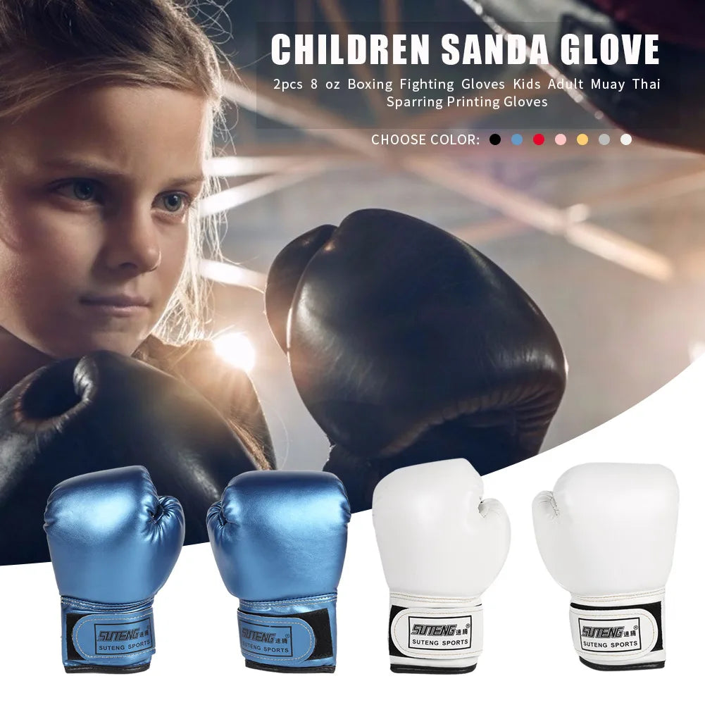 Gants de Boxe Enfant PU – Muay Thaï & Kickboxing | Family Muay Thai
