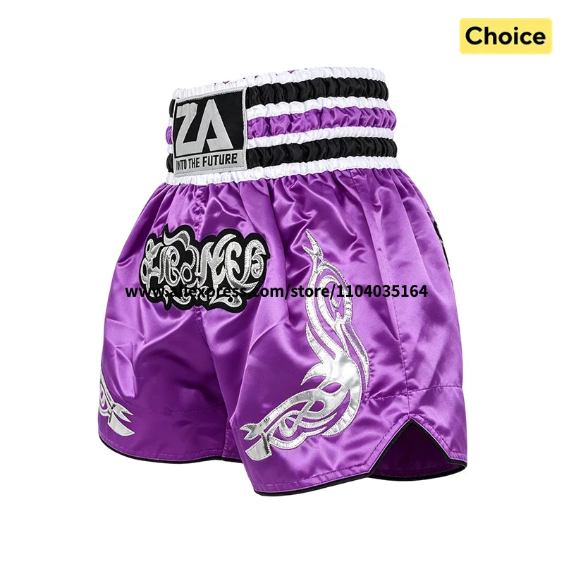 Short Muay Thaï Satin – Homme, Femme & Enfant | Family Muay Thai