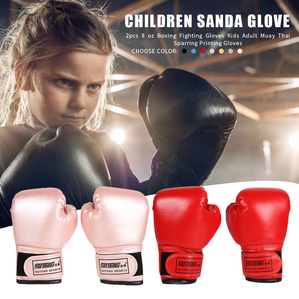 Gants de Boxe Enfant PU – Muay Thaï & Kickboxing | Family Muay Thai