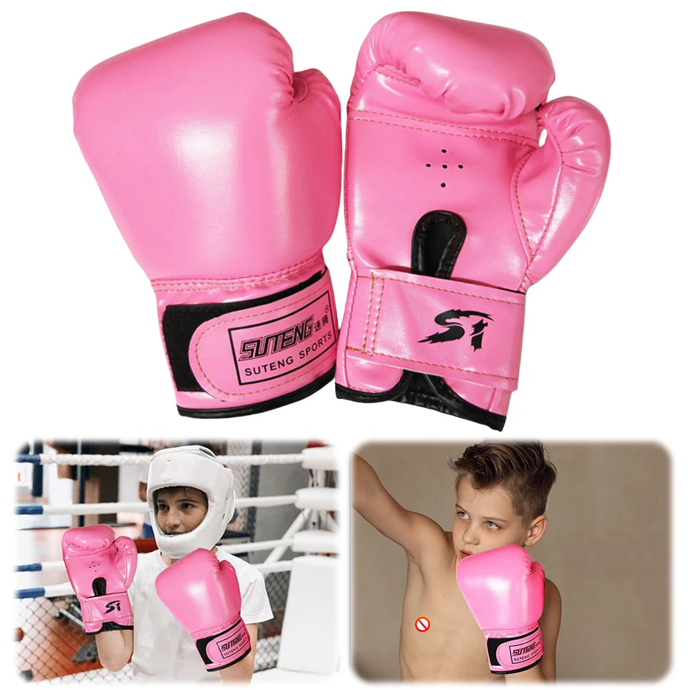 Gants de Boxe Enfant PU – Muay Thaï & Kickboxing | Family Muay Thai