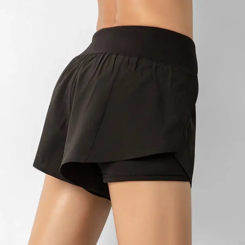 Short Sport Femme Double Couche – Running, Fitness & Entraînement