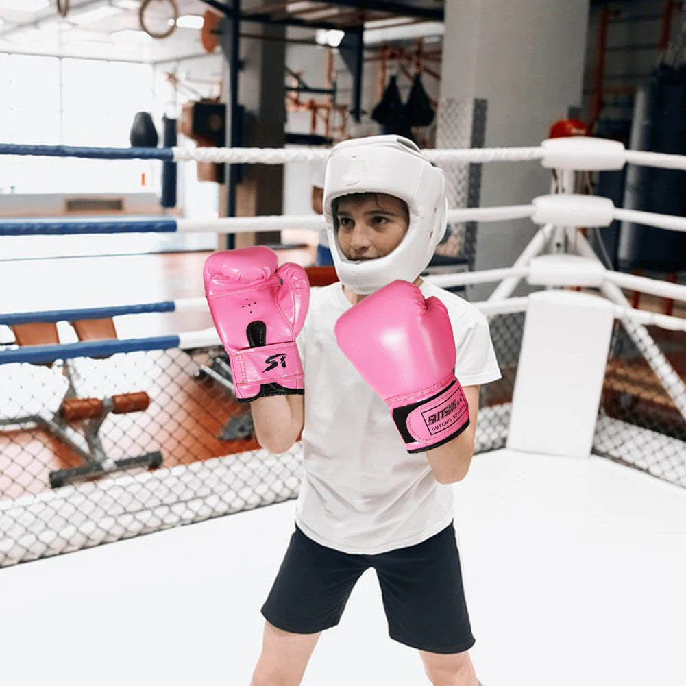 Gants de Boxe Enfant PU – Muay Thaï & Kickboxing | Family Muay Thai