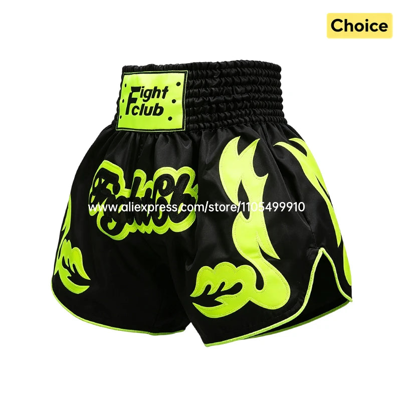 Short Muay Thaï Satin – Homme, Femme & Enfant | Family Muay Thai