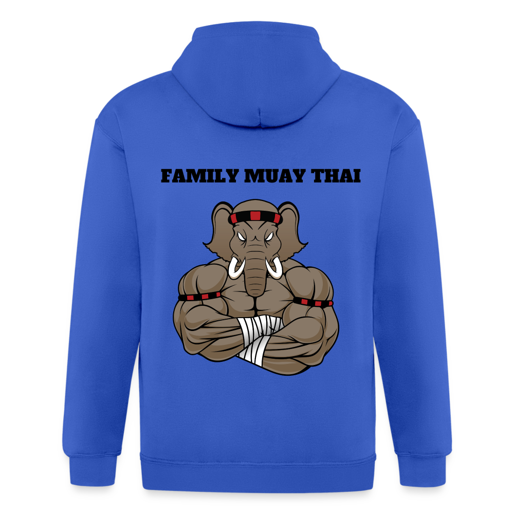 Men’s Heavyweight Hooded Jacket - royal blue