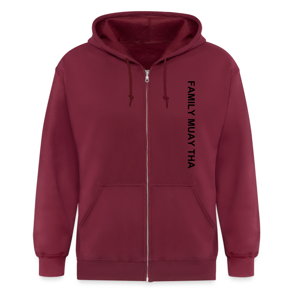 Men’s Heavyweight Hooded Jacket - maroon
