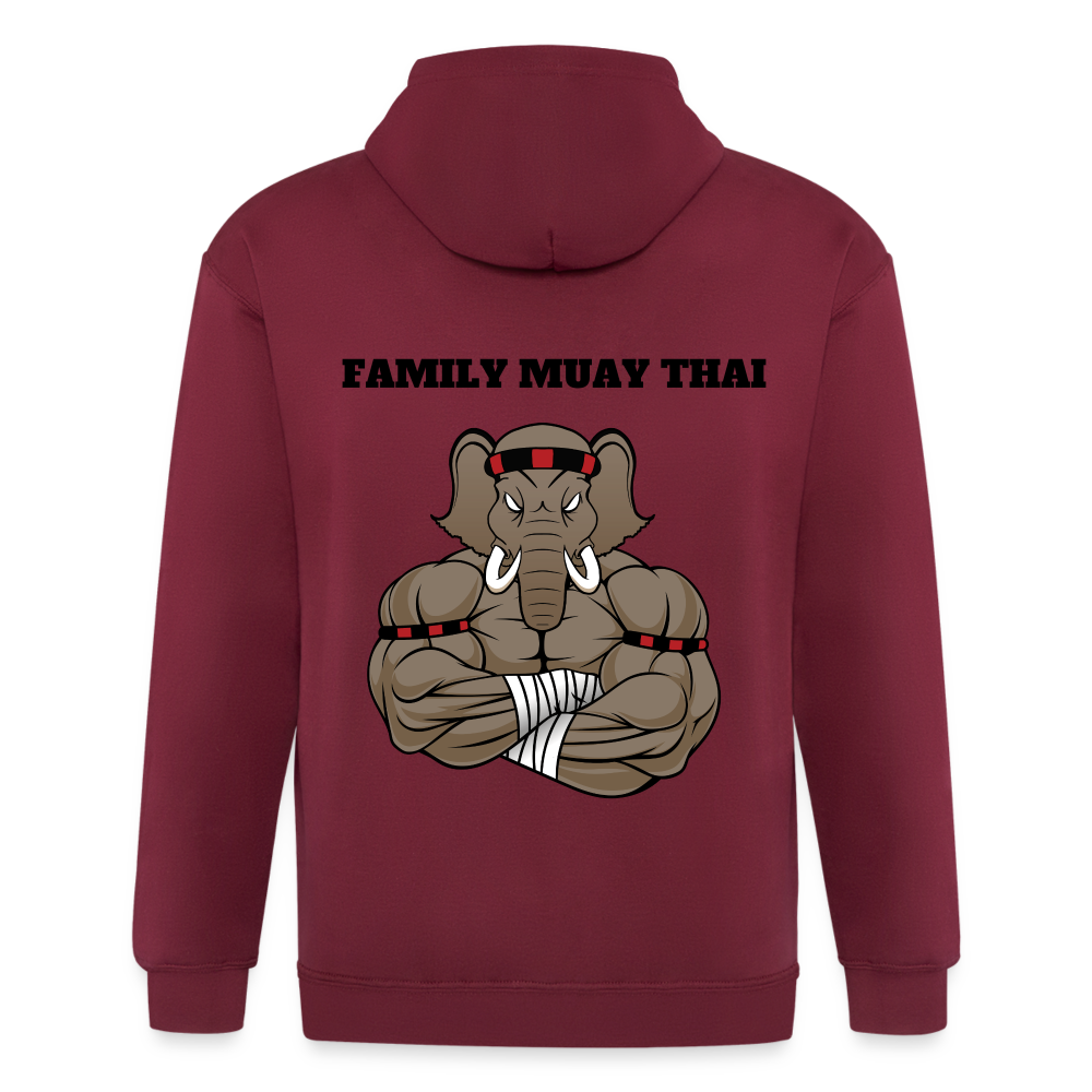 Men’s Heavyweight Hooded Jacket - maroon