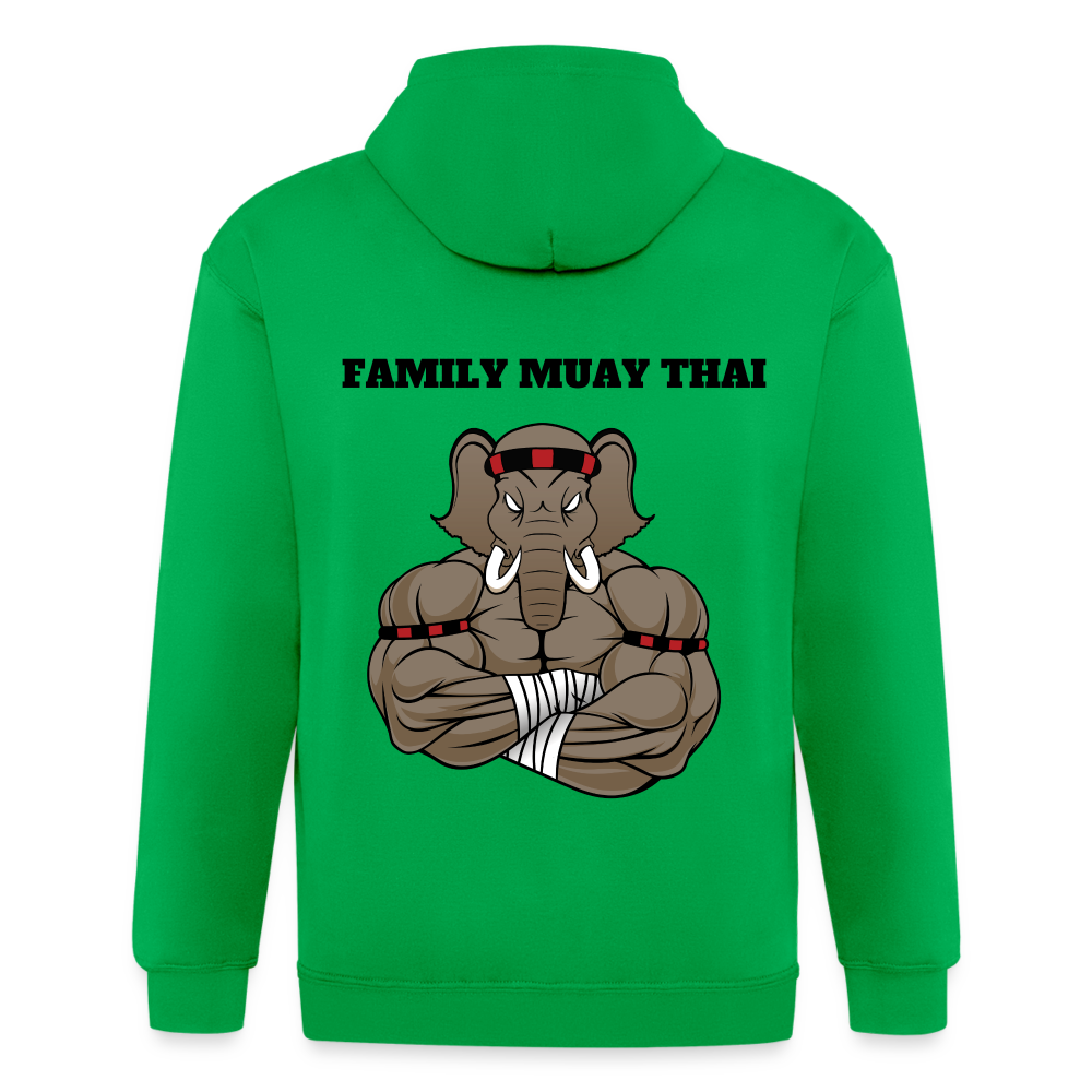 Men’s Heavyweight Hooded Jacket - kelly green